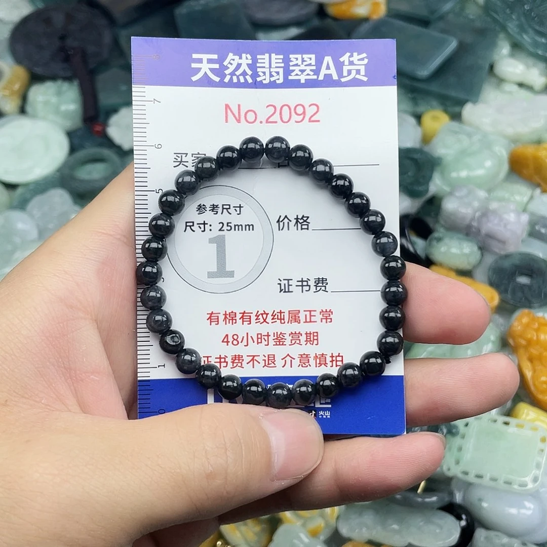 翡翠未镶嵌颈饰2092….