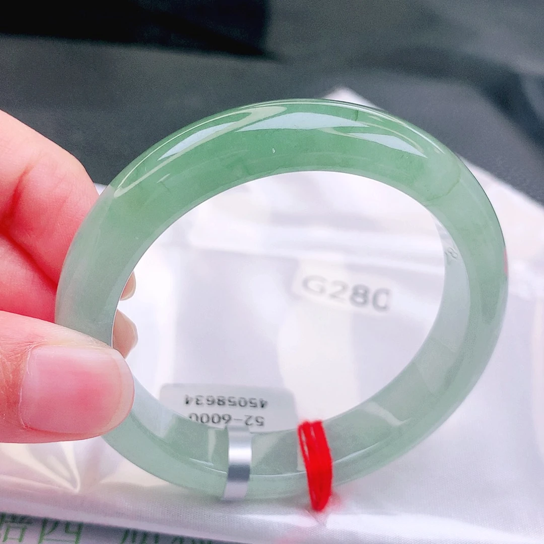 翡翠未镶嵌手镯缅甸天然a货翡翠手镯