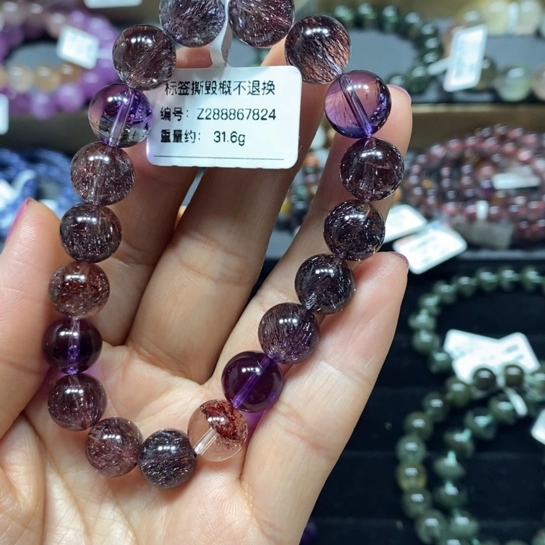 水晶手链未镶嵌超七单圈手链