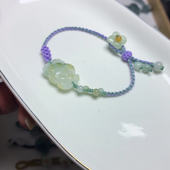未镶嵌手链翡翠俏色