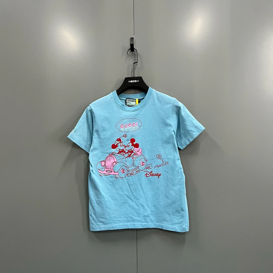 95新 GUCCI/古驰 米奇印花短袖 XS码/5000/