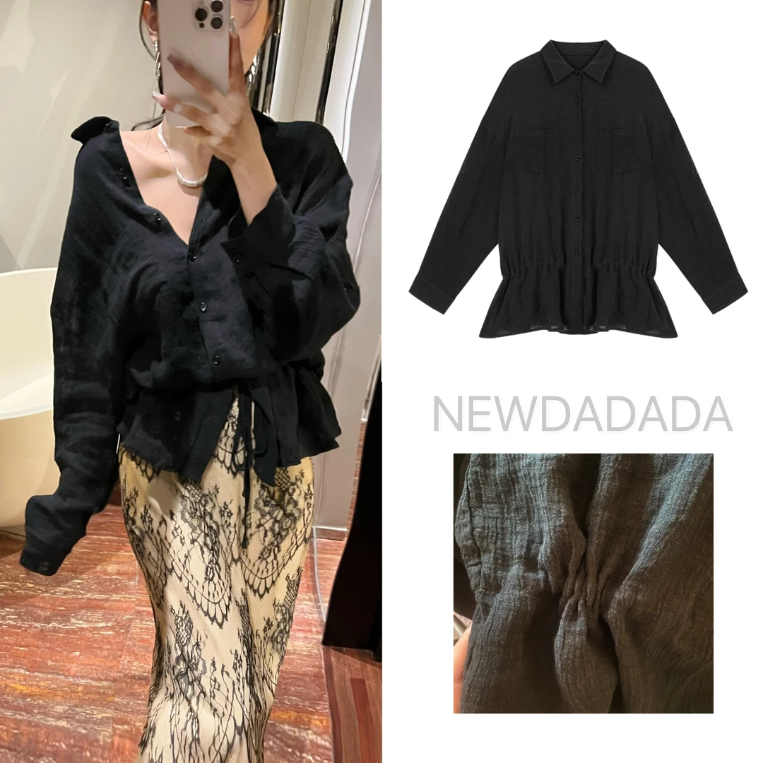 利达 NEW DADADA【松弛随性】时尚百搭女款衬衫SDK390