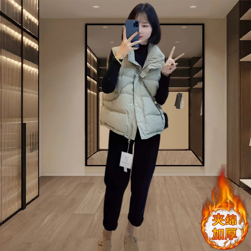 SHALLDOER【落叶大道】秋冬季多口袋棉服马夹实用百搭 冬日漫游穿搭