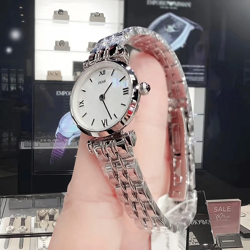 peak匹克新款白月光手表女士轻奢小众百搭名牌腕表学生简约送女友