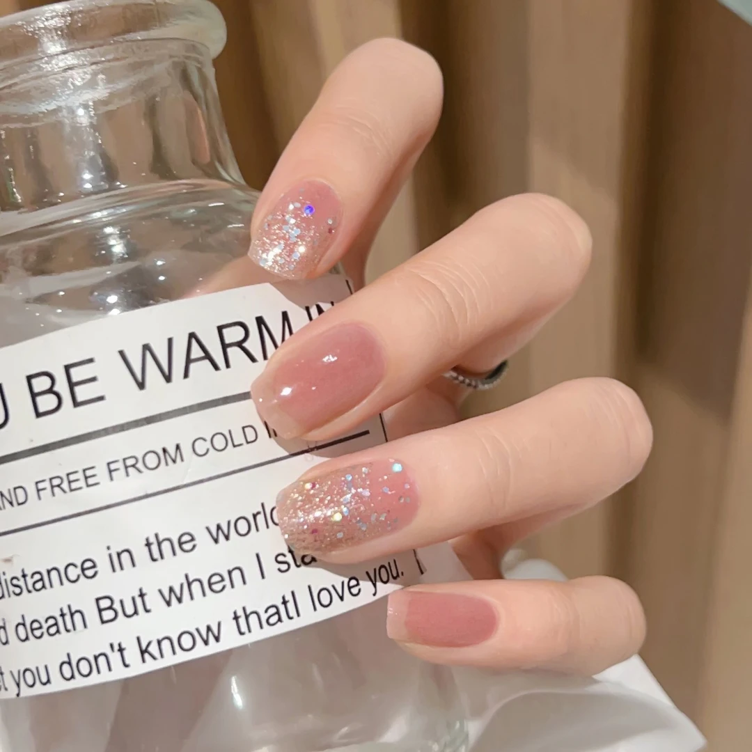 【免照灯】【纯欲天花板】朵媛儿凝胶甲贴持久防水甲贴ins指甲贴夏日