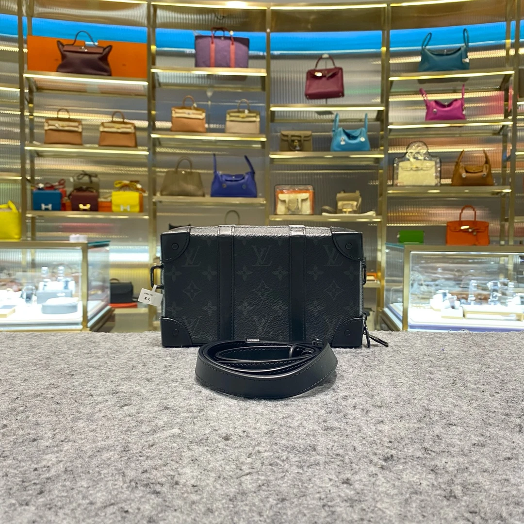 99新 LV LV路易威登Trunk 老花满印 硬箱设计男款盒子包