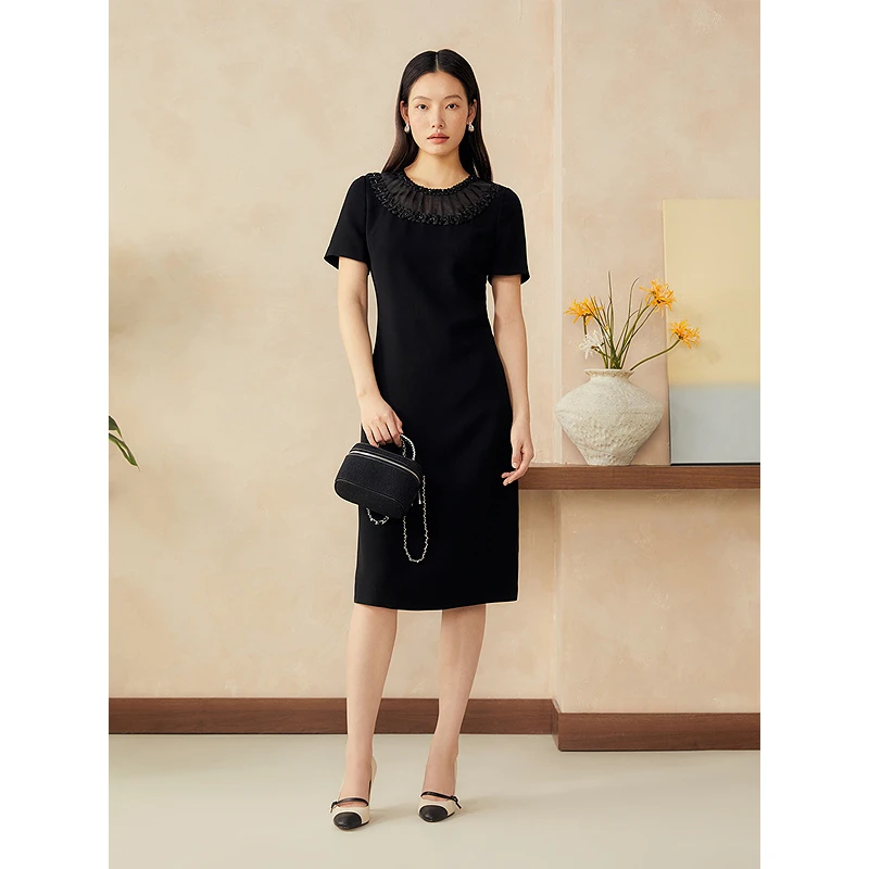 【柔润醋酸】YINER音儿专选2025夏季新款连衣裙8C65205096