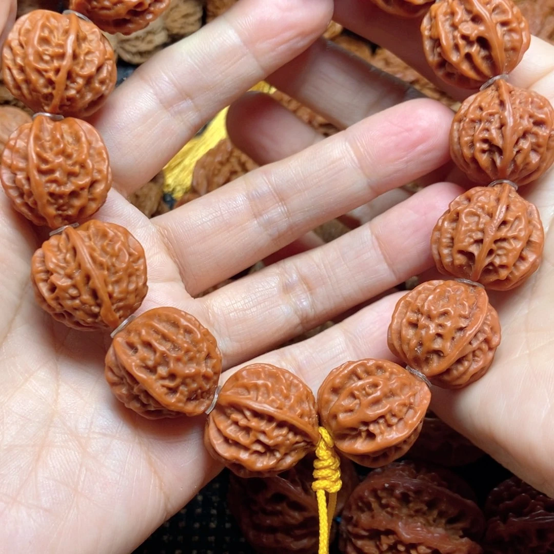 @***言文玩核桃手串京八棱手串