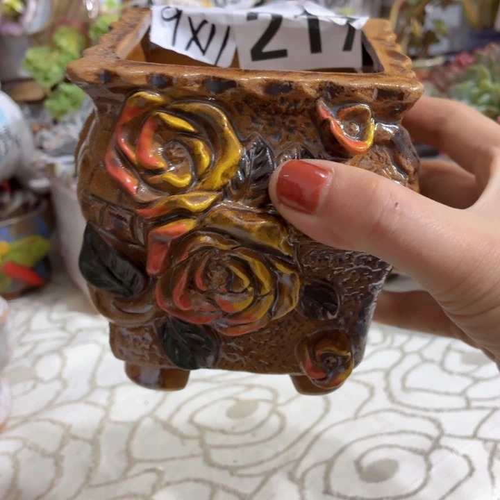 多肉花盆满15包邮