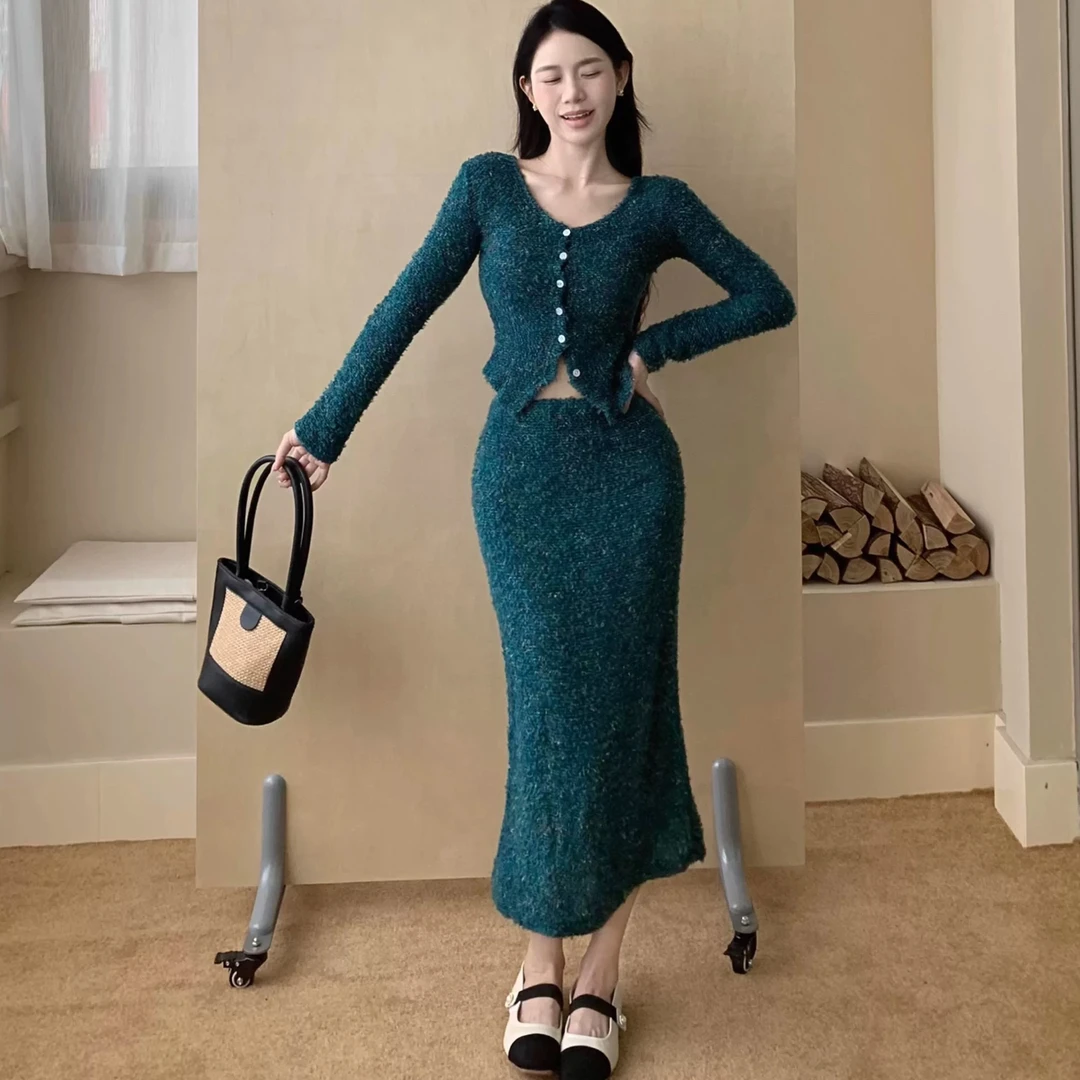 87515彩点长袖外套