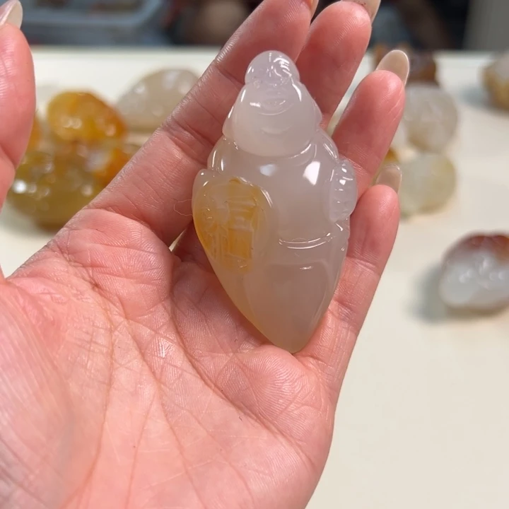 玛瑙/玉髓吊坠(不含链)未镶嵌