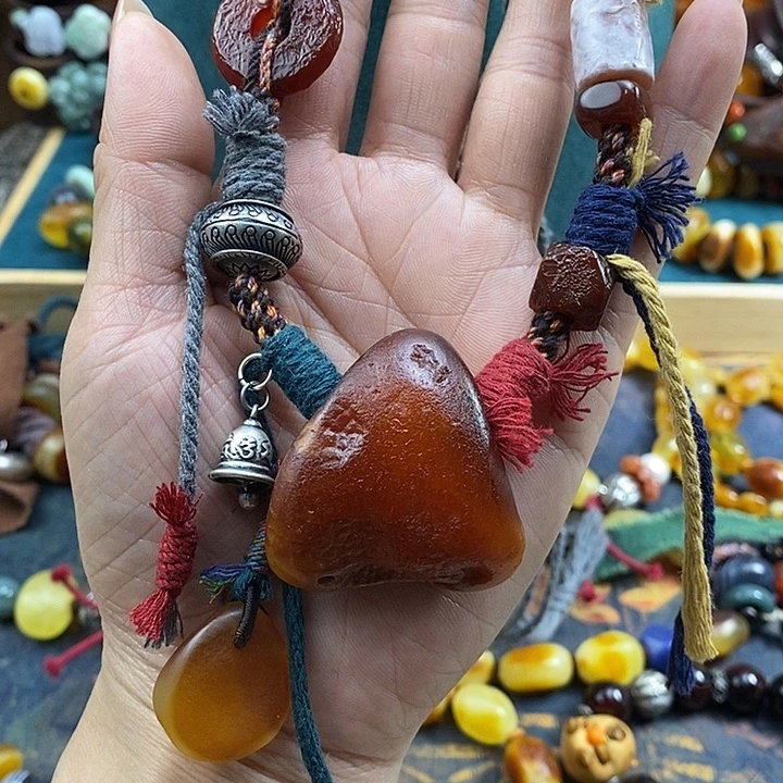 蜜蜡未镶嵌项链项链