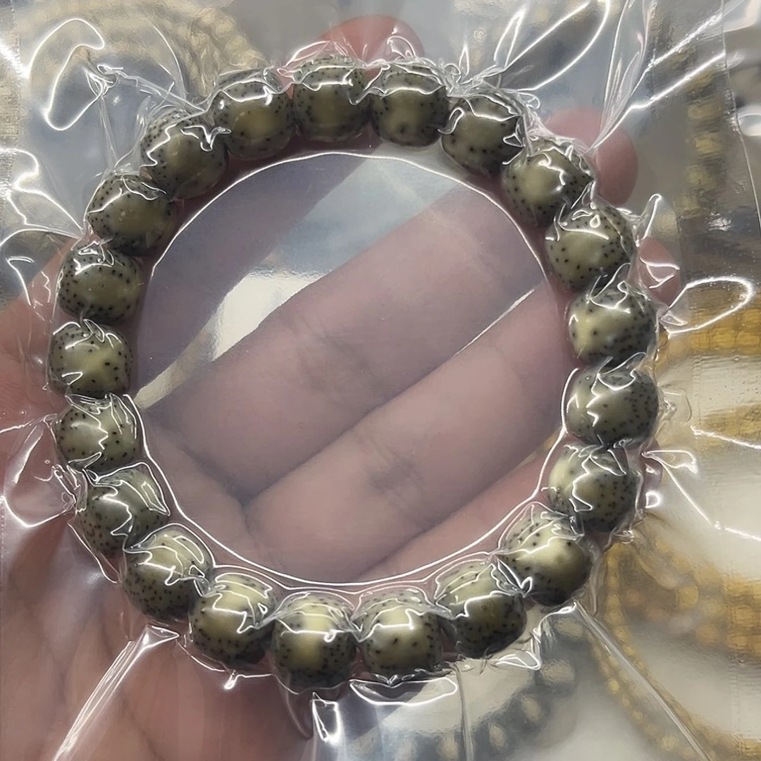 手串星月菩提卡11侧留白针尖星