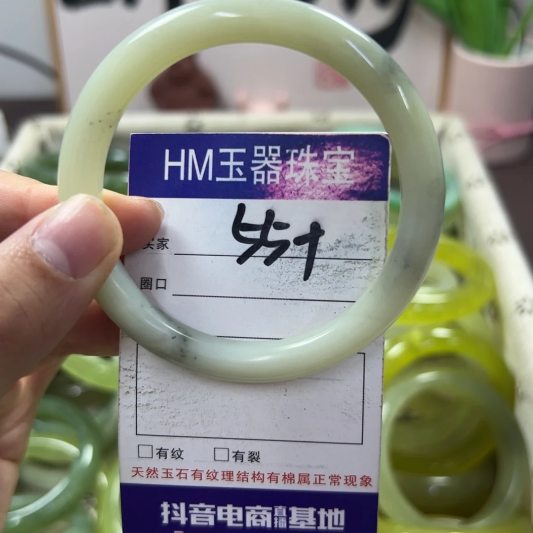 蛇纹石玉手镯未镶嵌336