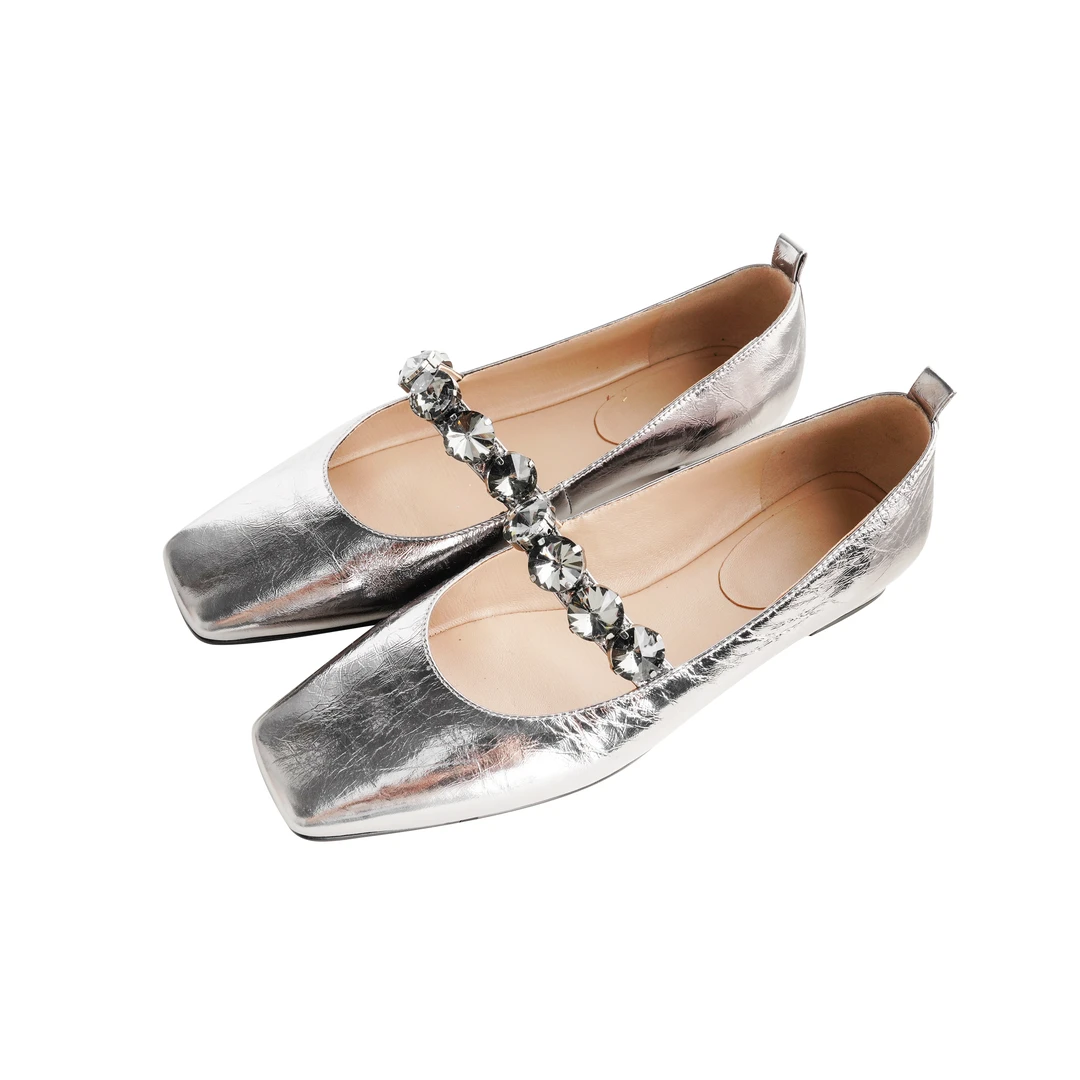 HELA AOMI“枪色单鞋”低跟浅口复古玛丽珍千金风单鞋CY5BW81707