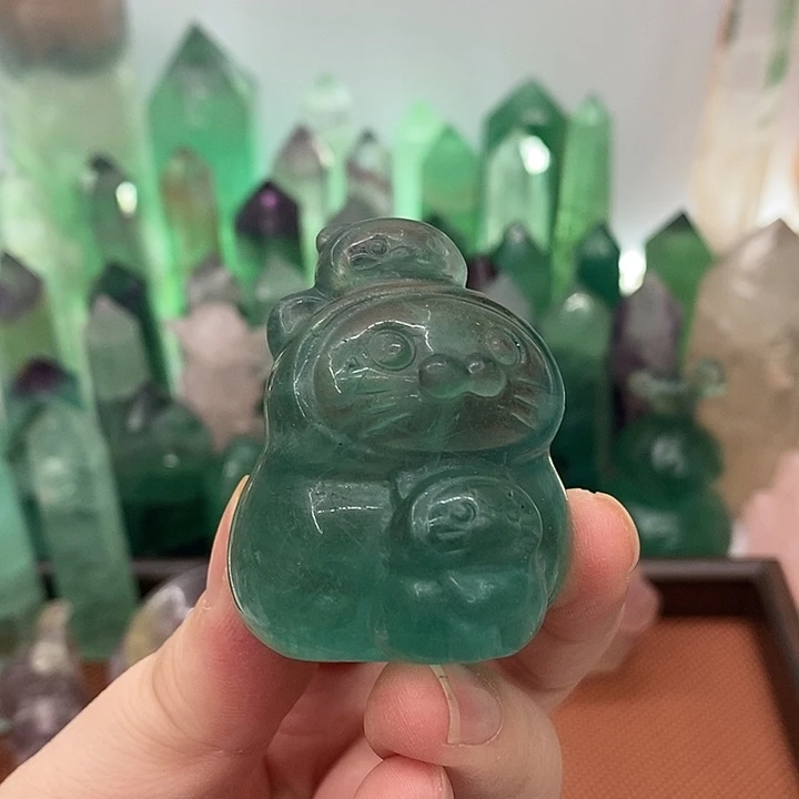 萤石天然萤石有瑕未镶嵌天然萤石有瑕