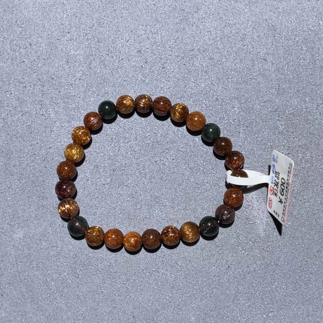 水晶未镶嵌手链彩发7m