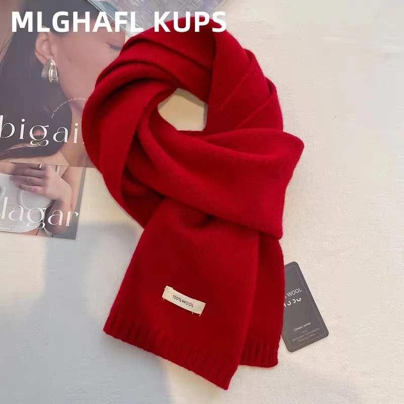 冬季精品保暖百搭情侣针织围脖