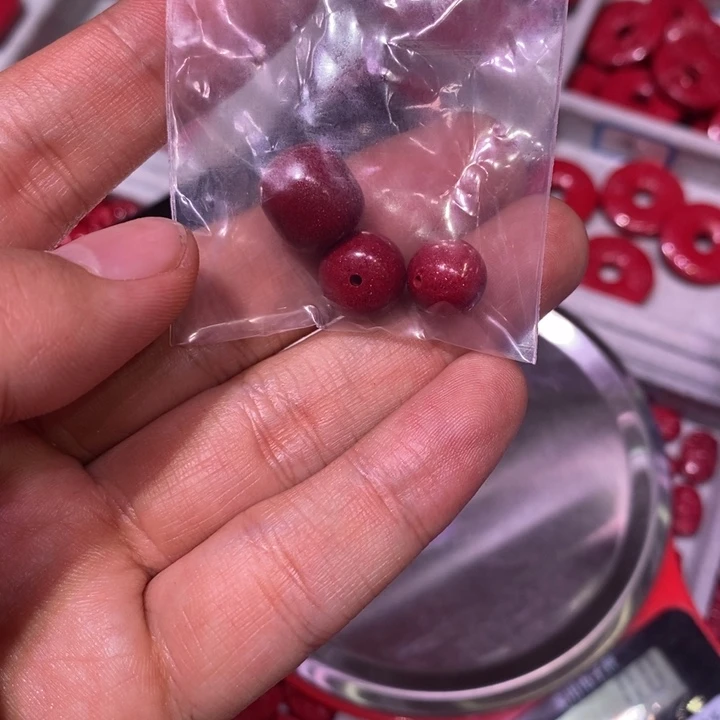 天然辰砂红晶砂紫晶砂配件