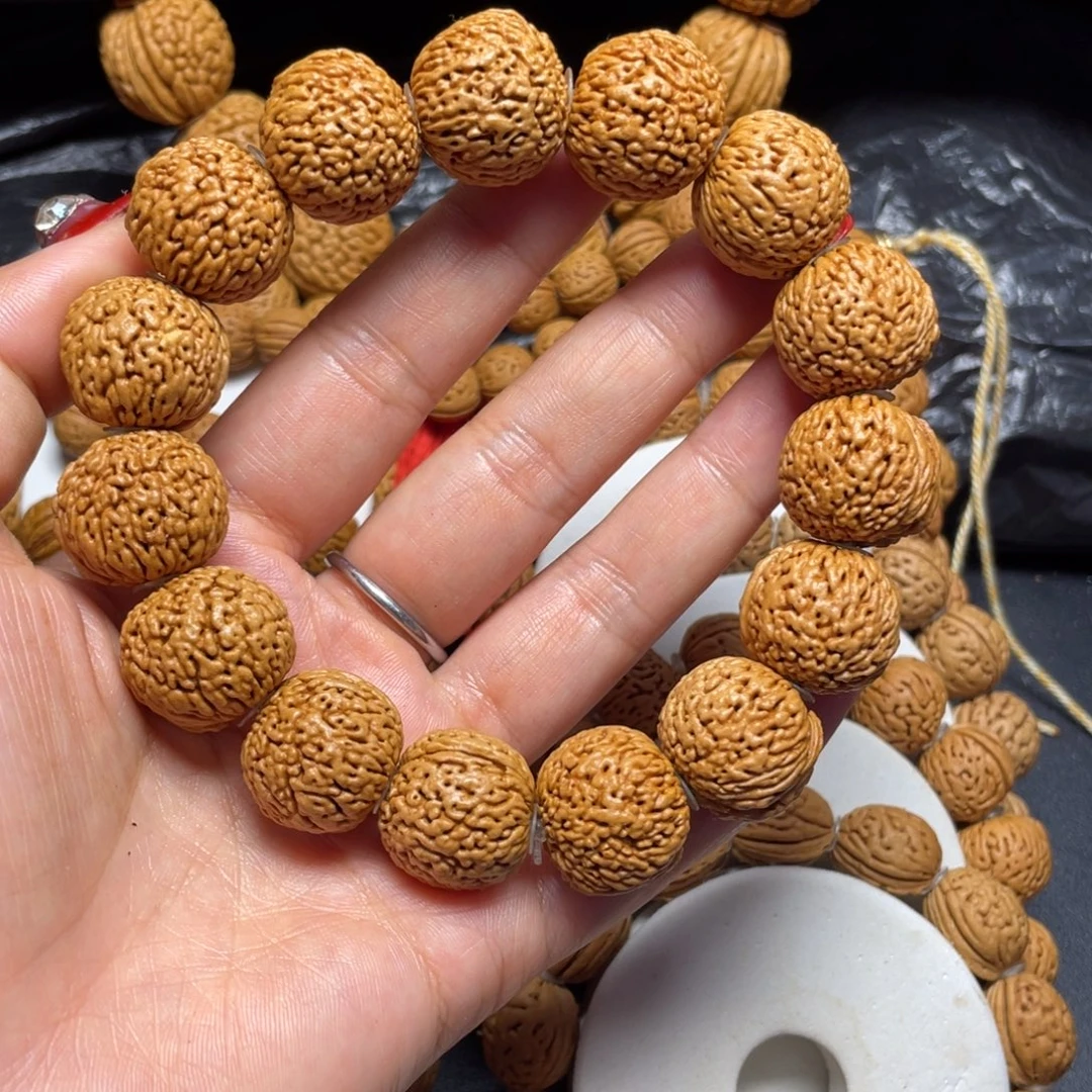 吊坠桃核桃核手串19+龙鳞凤尾