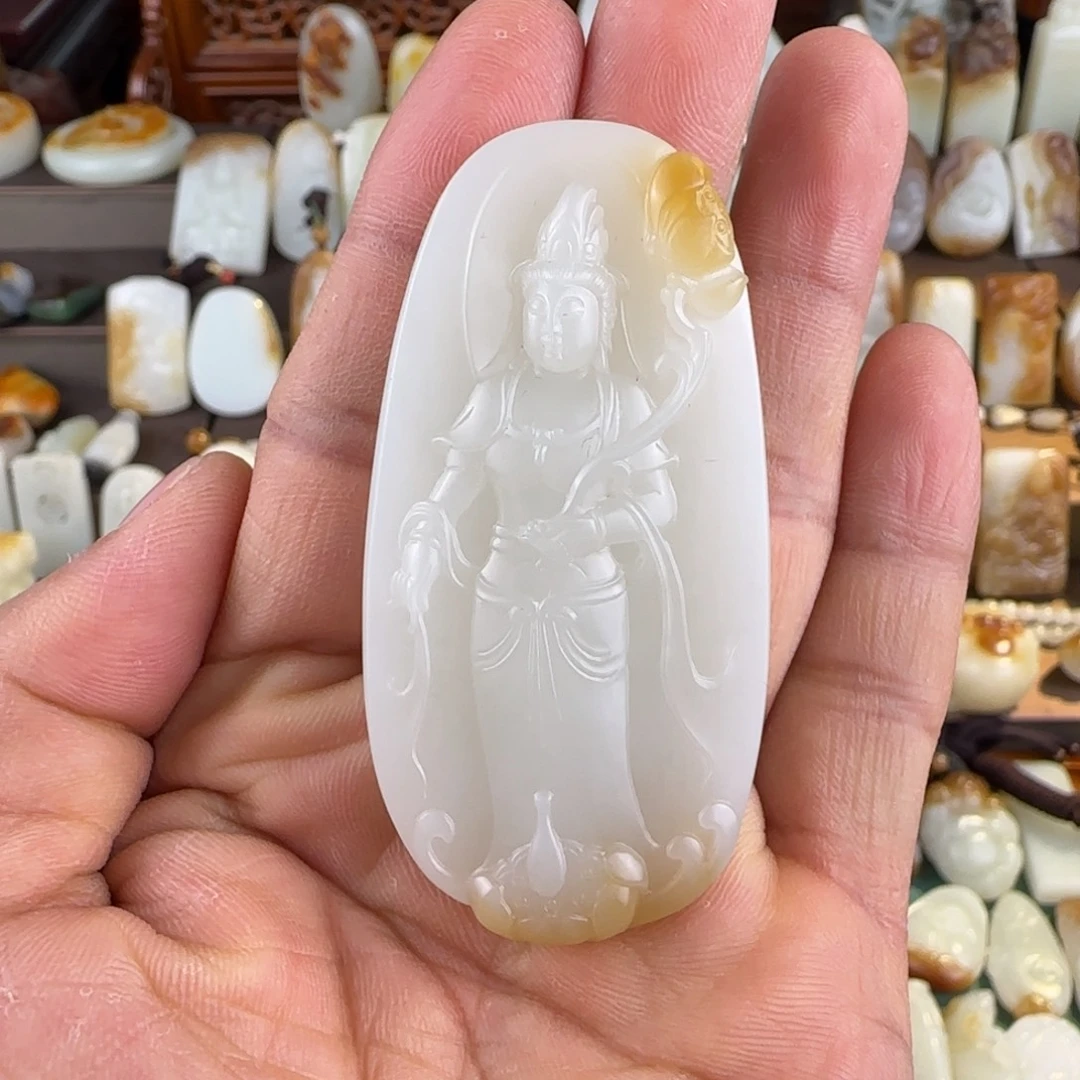 和田玉（糖玉）未镶嵌颈饰