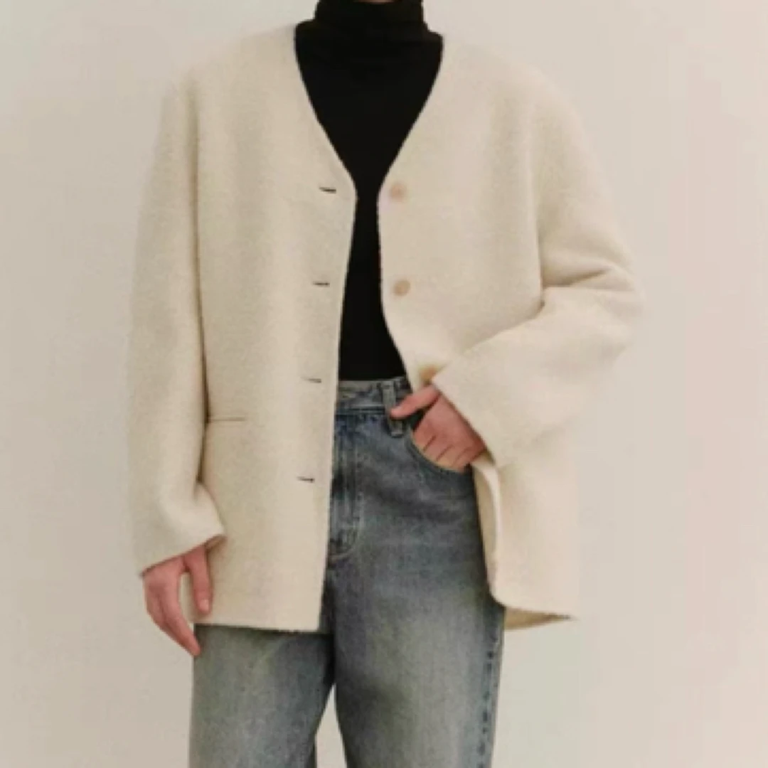 泡菜单排扣外套no退no换