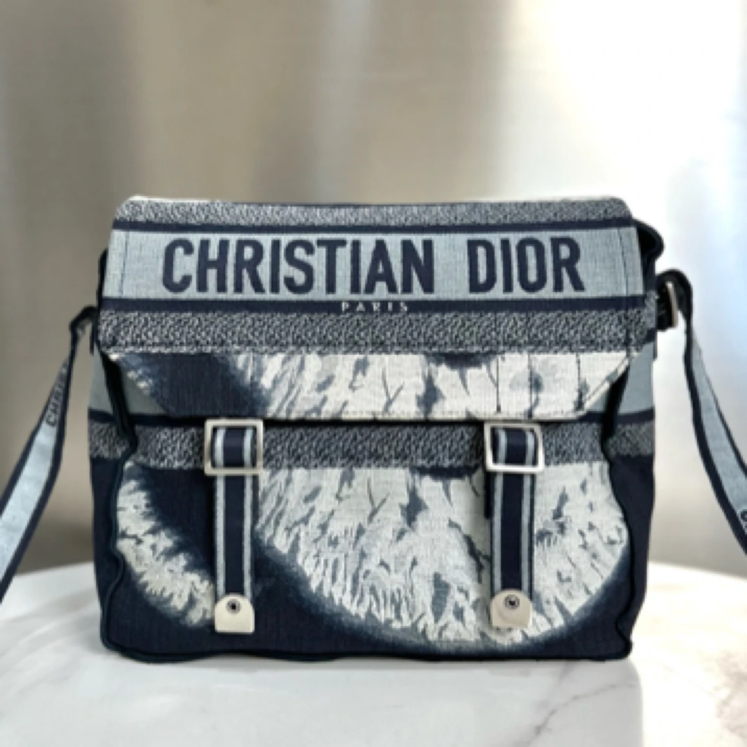 95新 DIOR/迪奥 Camp 刺绣花色单肩包12013606