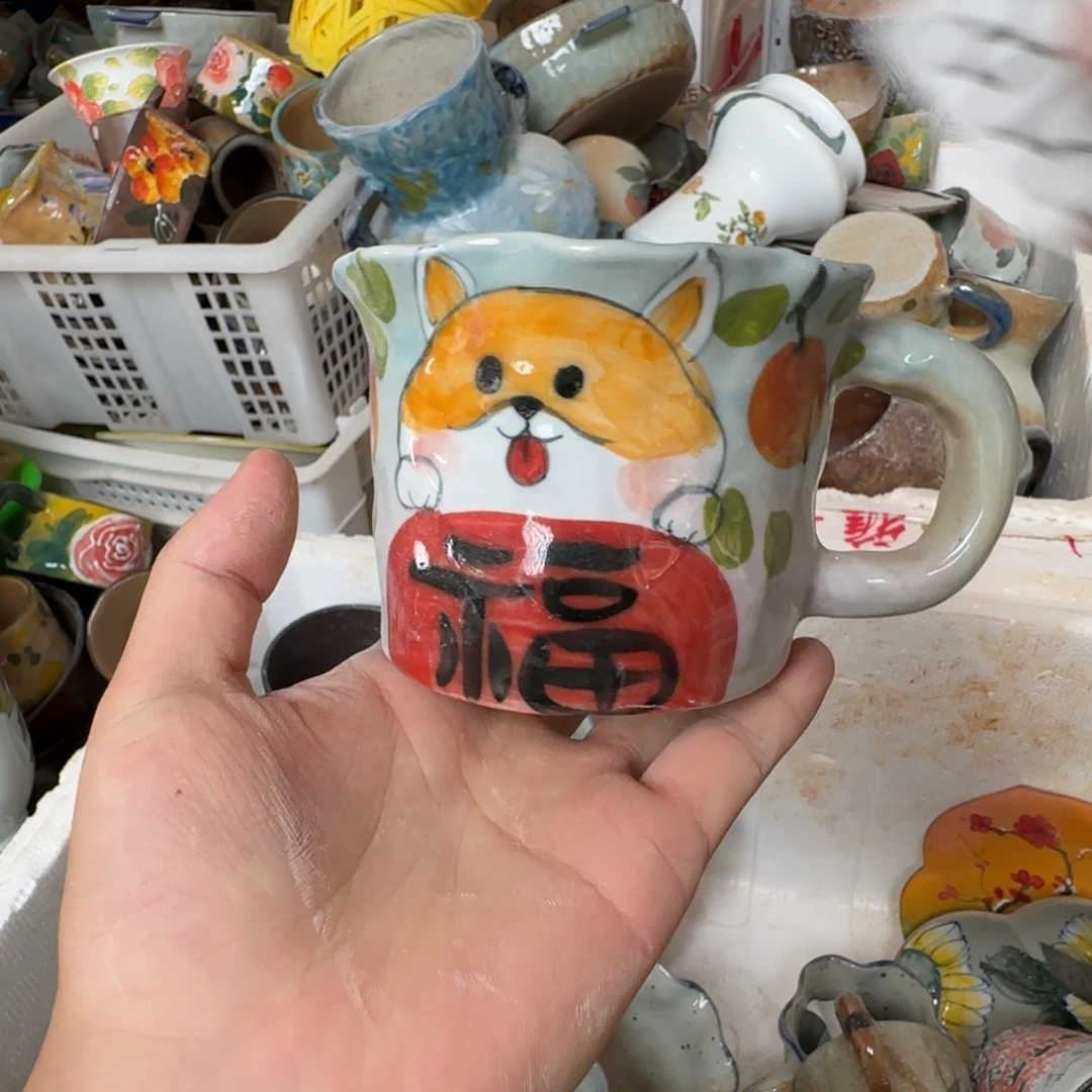 景德镇釉下彩陶瓷瑕疵慎拍208