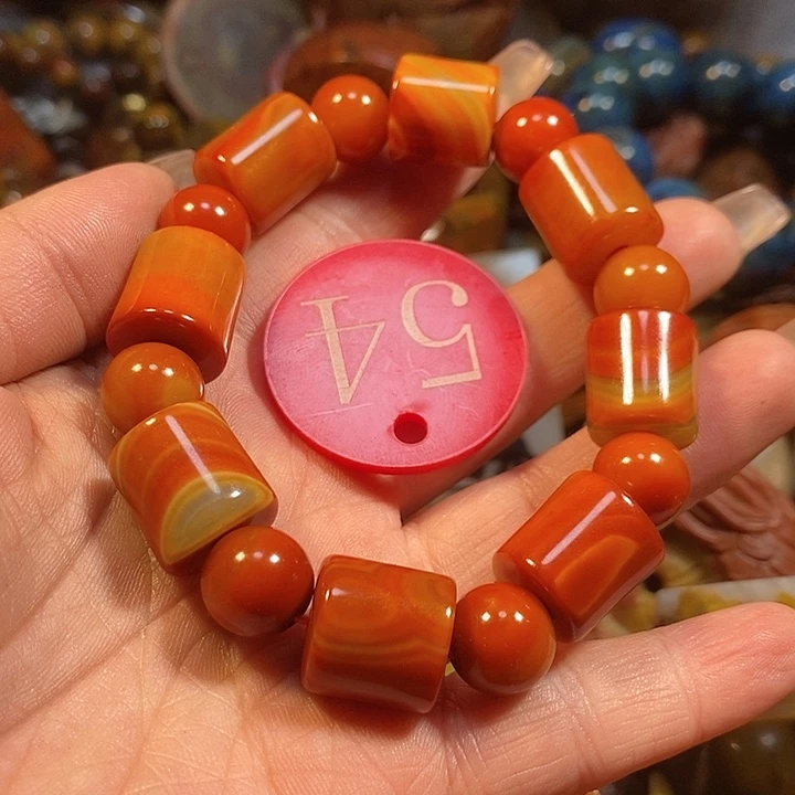 玛瑙/玉髓手链未镶嵌用****5