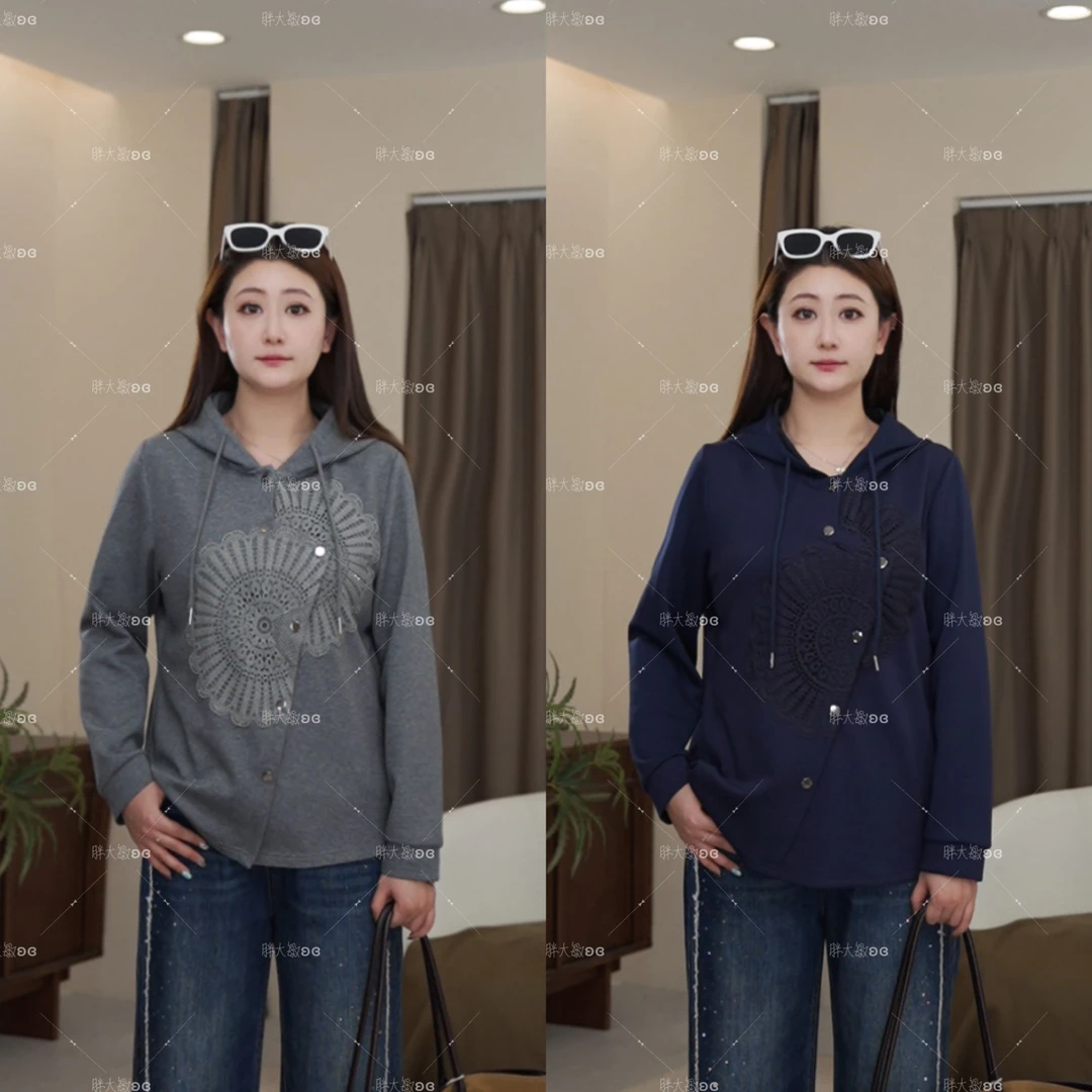 【秋款上新】PDM22543秋季新款正肩显瘦设计感新中式大码女装上衣
