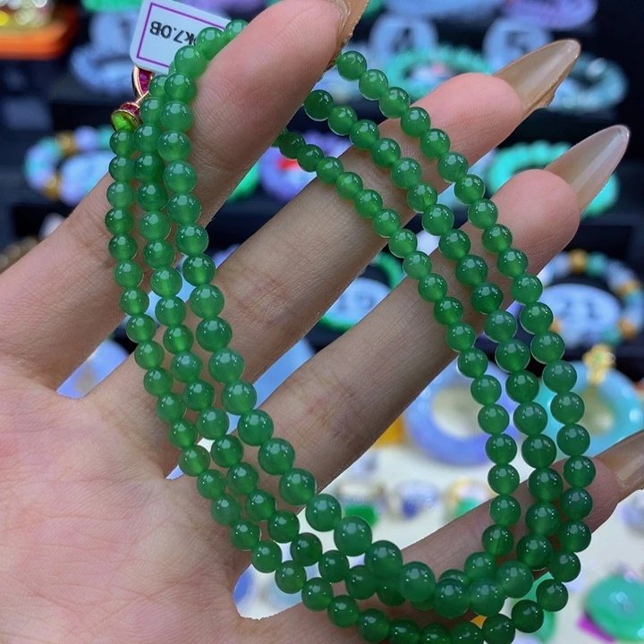 未镶嵌手链翡翠翡翠