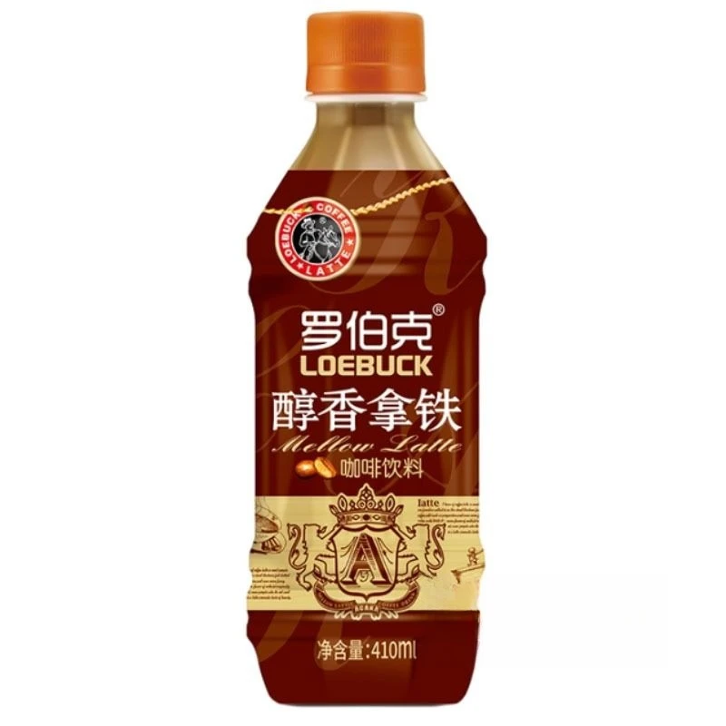 罗伯克 醇香拿铁咖啡饮料 410ml/瓶