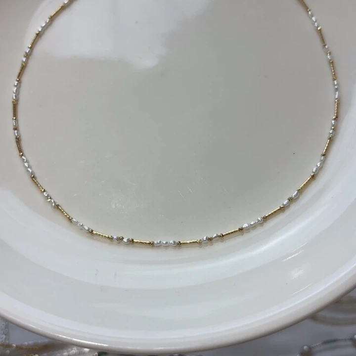 海水珍珠18K金镶嵌颈饰