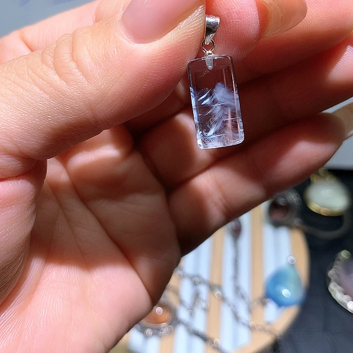 银S925镶嵌戒指水晶