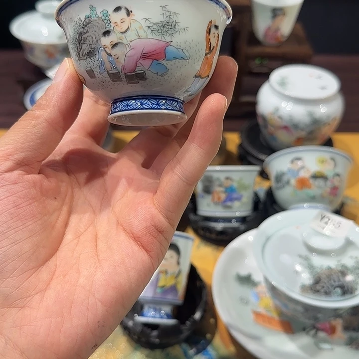 独***点景德镇手绘作品欣赏