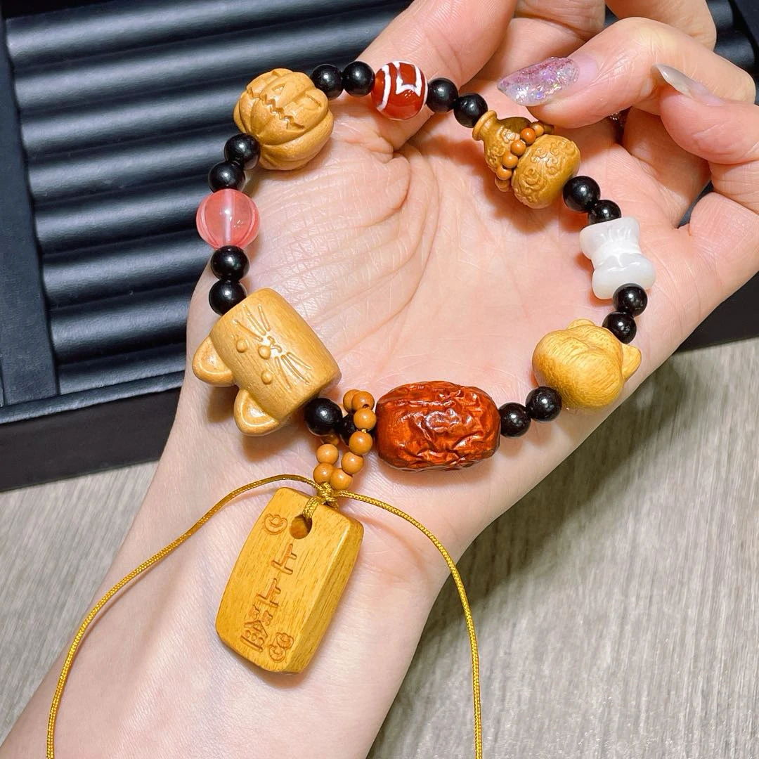 非金属木质手链 原创 新款 文玩多宝 cf