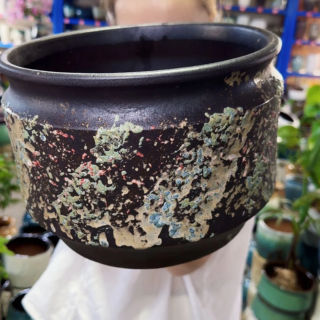花盆紫砂高18口25