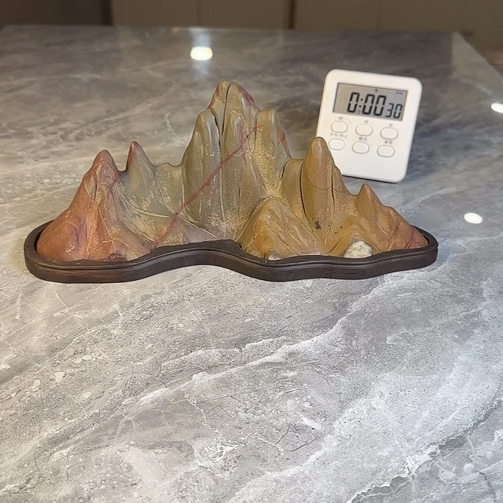 入***净奇石茶宠鱼缸文房摆件