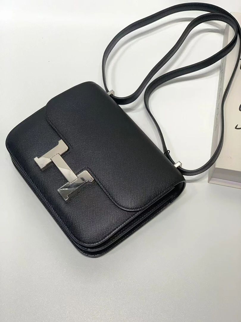 99新 Hermes/爱马仕 HIHI精选/ 拆单链接爱马仕 黑银康康19B刻