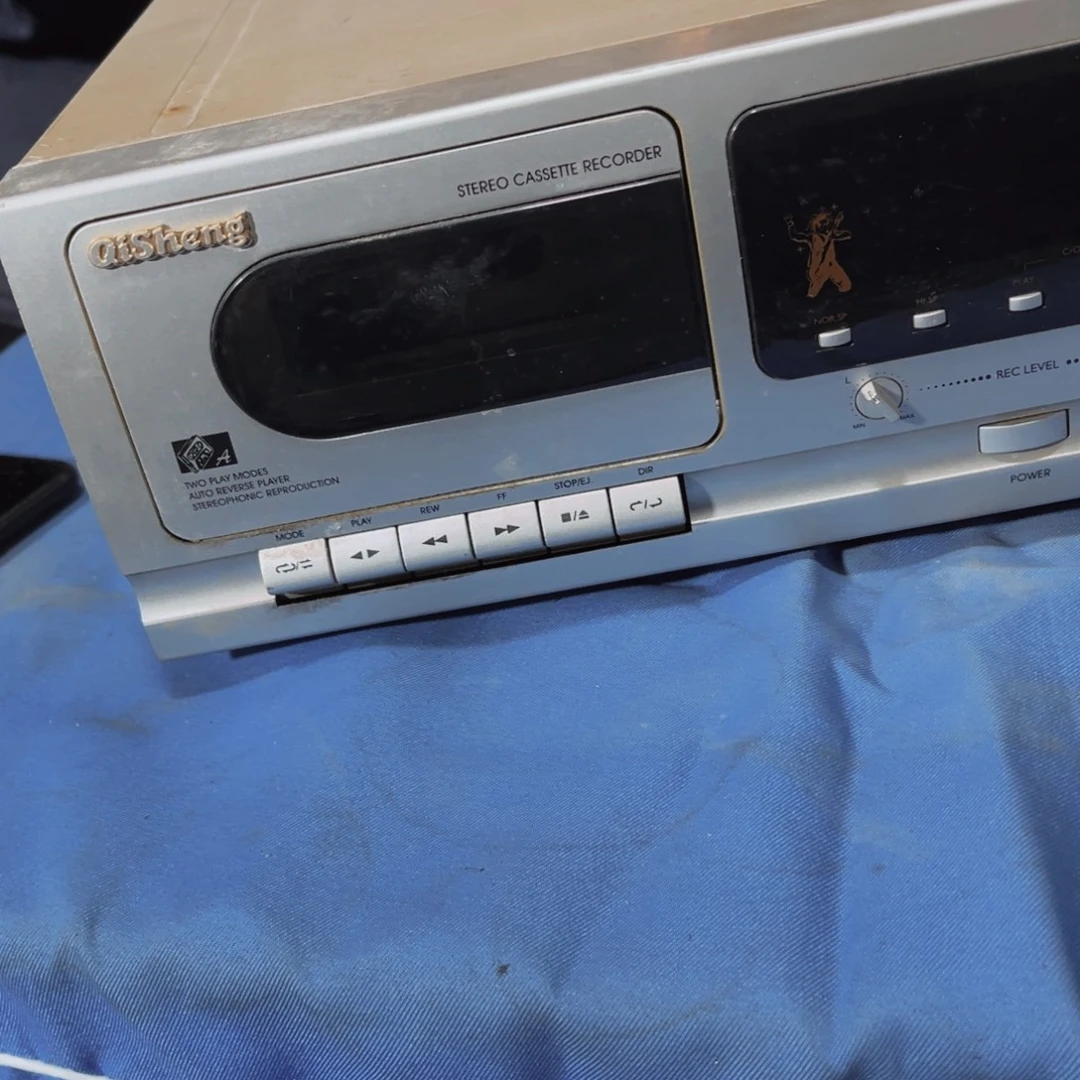 8新一个奇声的双卡座坏的，包邮