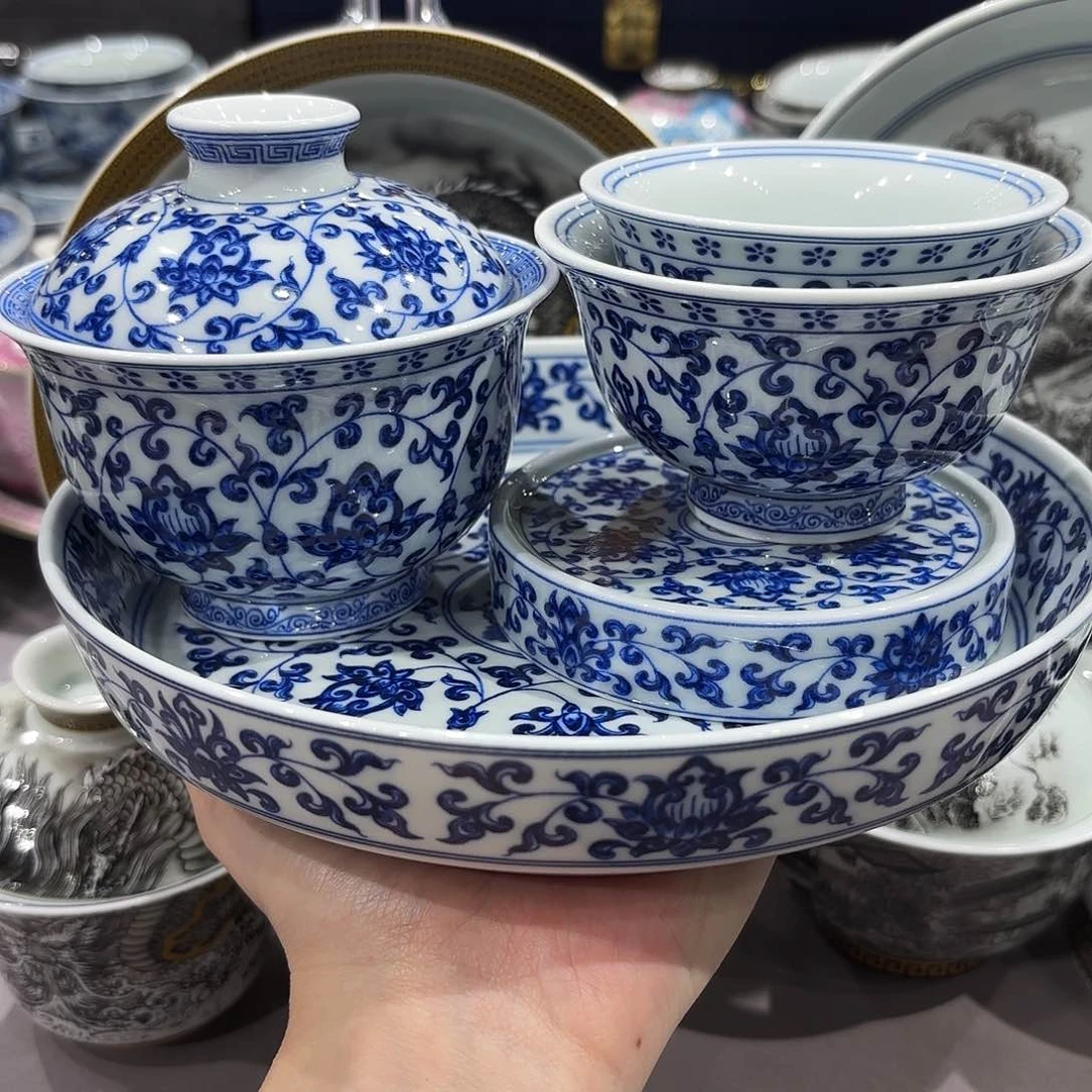瓷片景德镇瓷器艺术半手