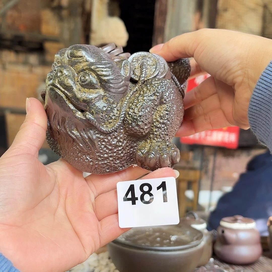 坭兴陶柴烧全手工原矿泥料杯