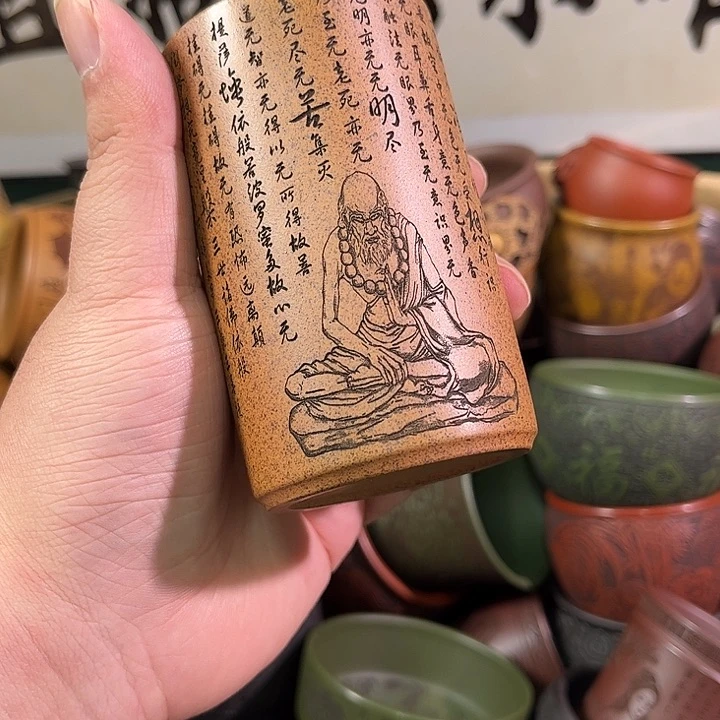 茶杯紫砂全手工紫砂主人杯