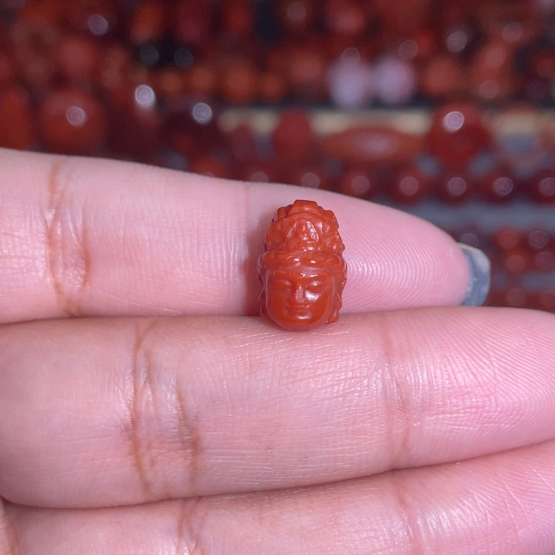 南红玛瑙未镶嵌观音