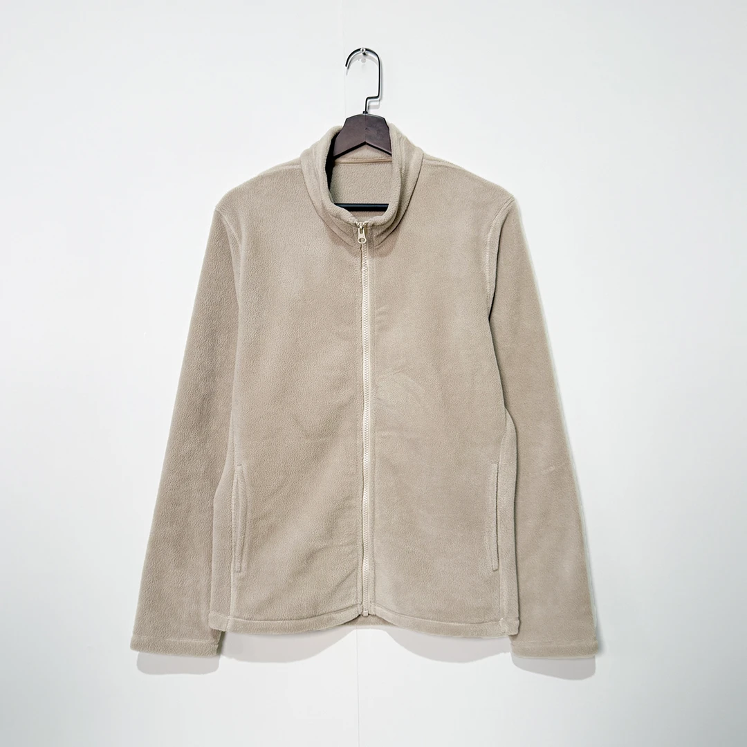 女装 轻便保暖 摇粒绒拉链卫衣外套0354