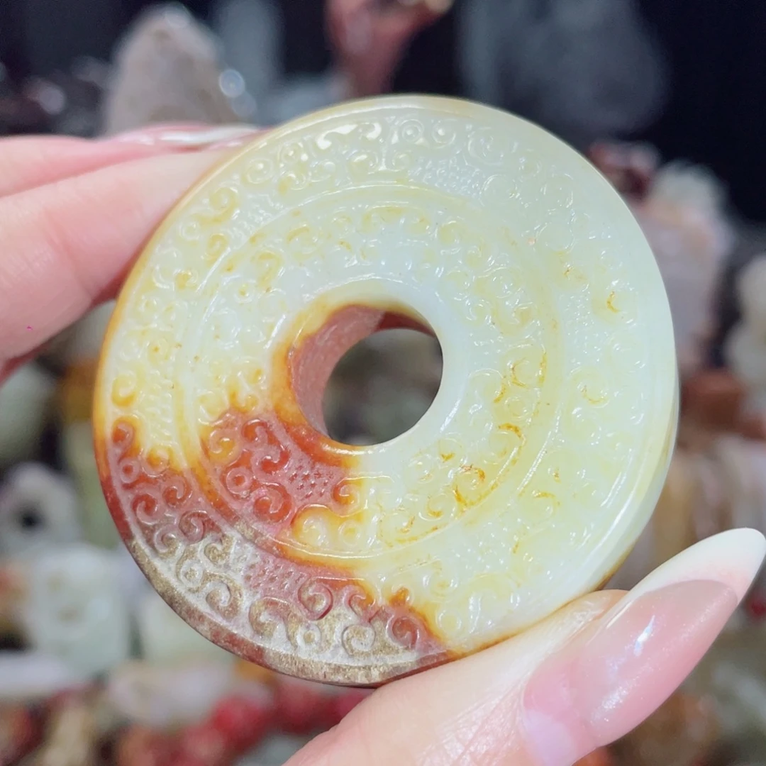 和田玉未镶嵌挂件33