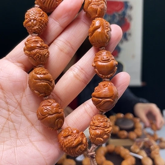 橄榄核手串/手链虚**白橄榄核