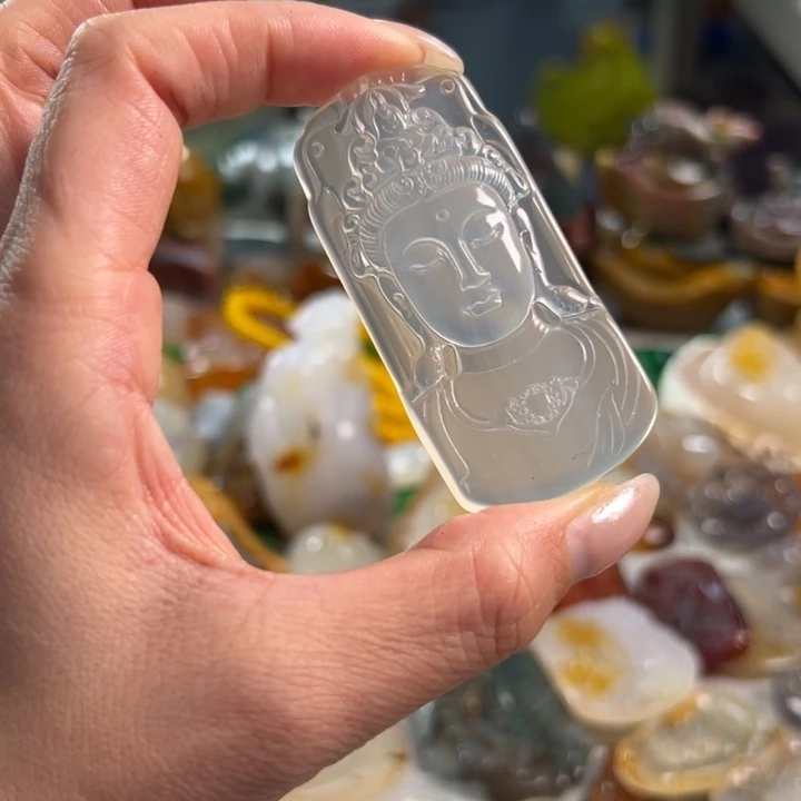 玛瑙/玉髓吊坠(不含链)未镶嵌
