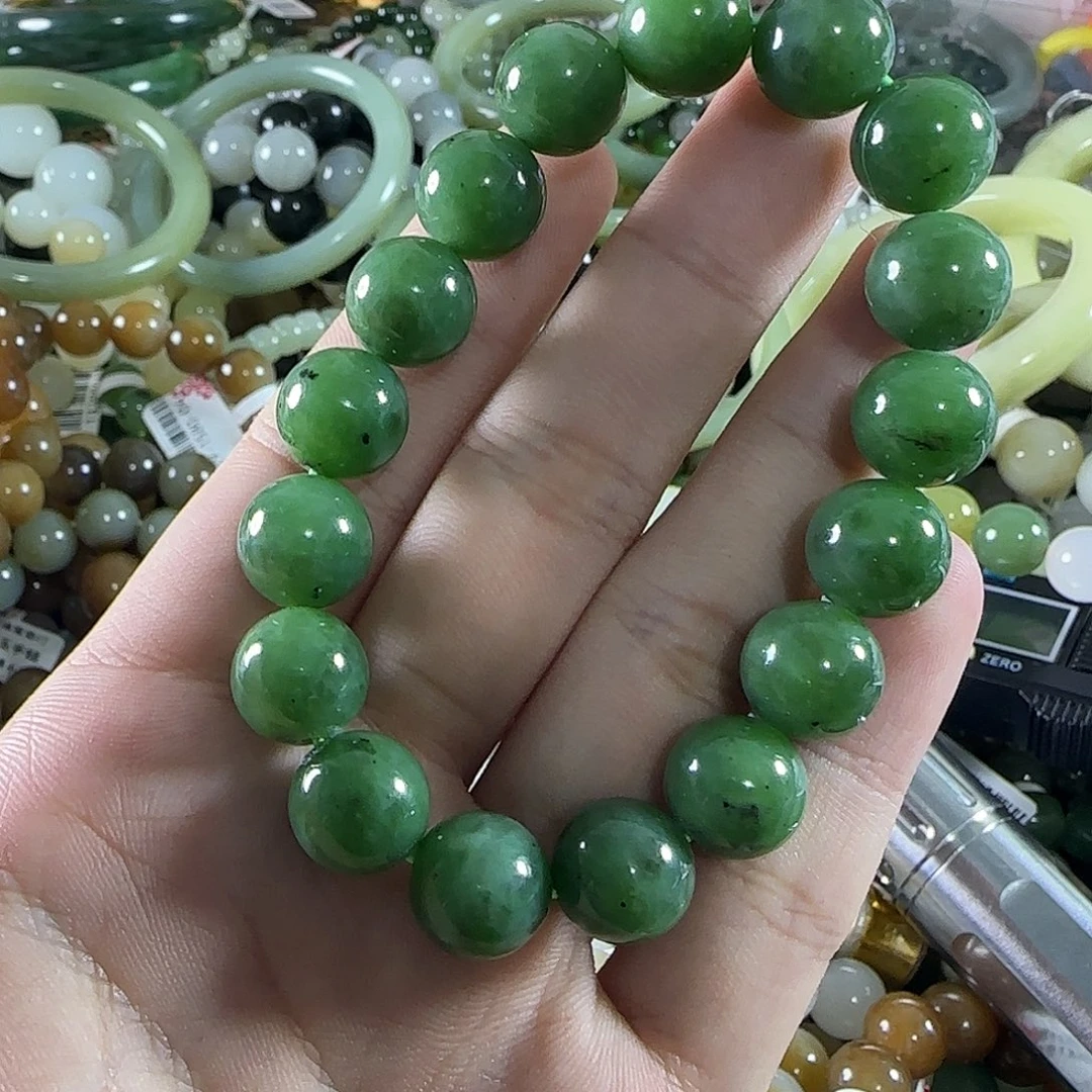 晶***玉未镶嵌手链和田玉33