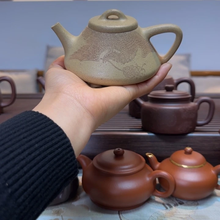 弓***哥茶壶紫砂本绿子冶220ml